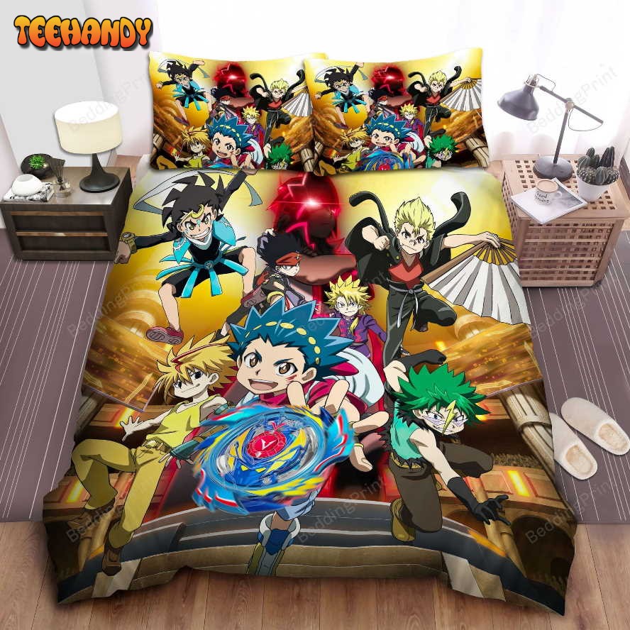 Beyblade Burst Evolution Duvet Cover Bedding Sets