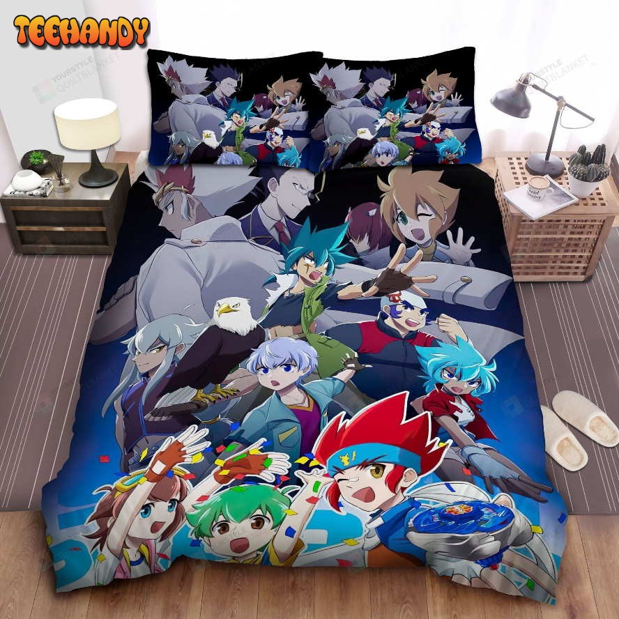 Beyblade Metal Fight Bed Sheets Duvet Cover Bedding Sets