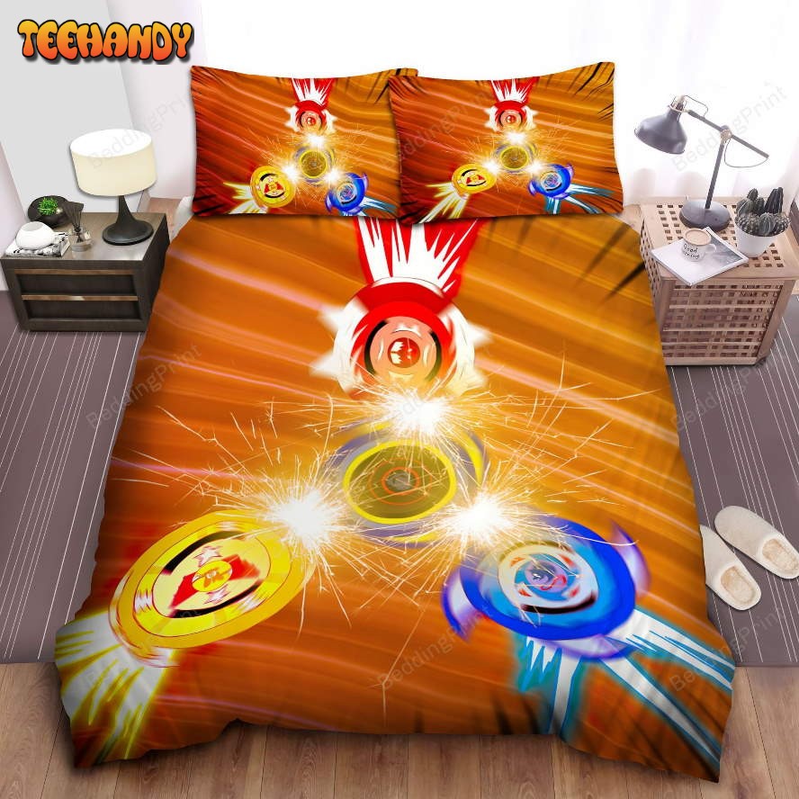 Beyblade Metal Sonic Bey Bed Sheets Duvet Cover Bedding Sets