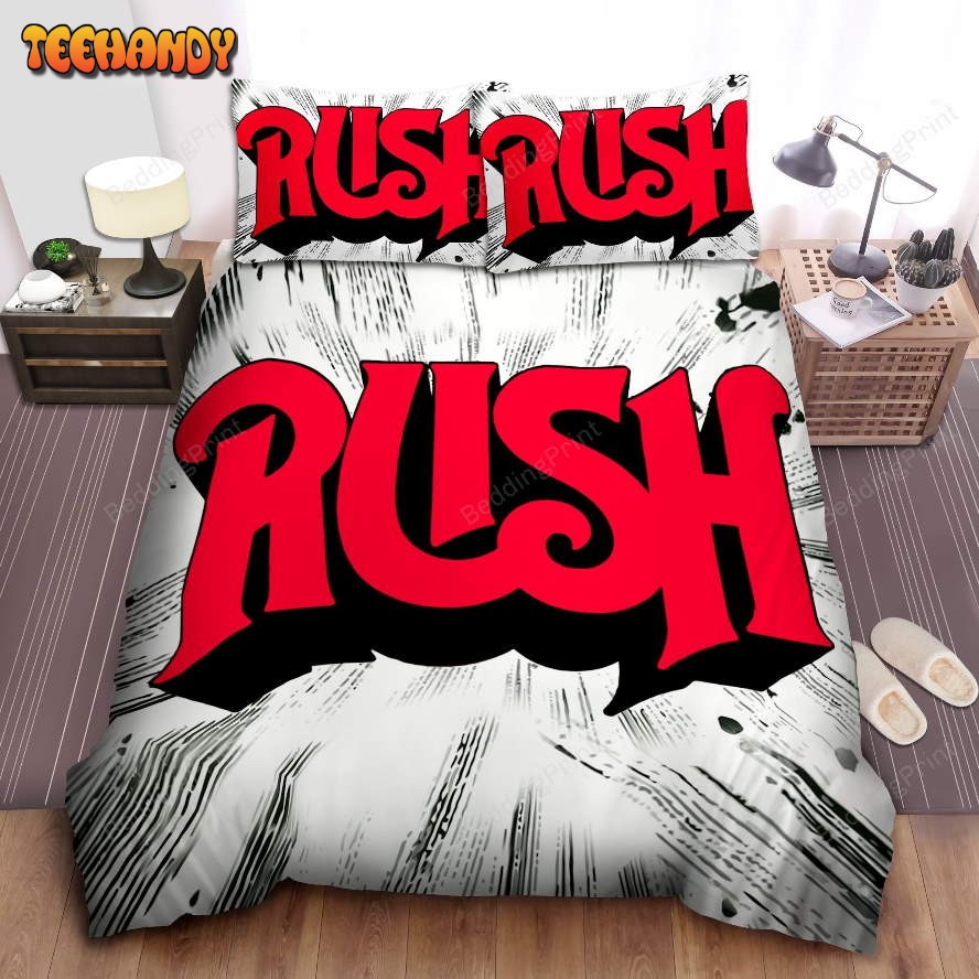 Big Red Rush Logo Bed Sheet Duvet Cover Bedding Sets