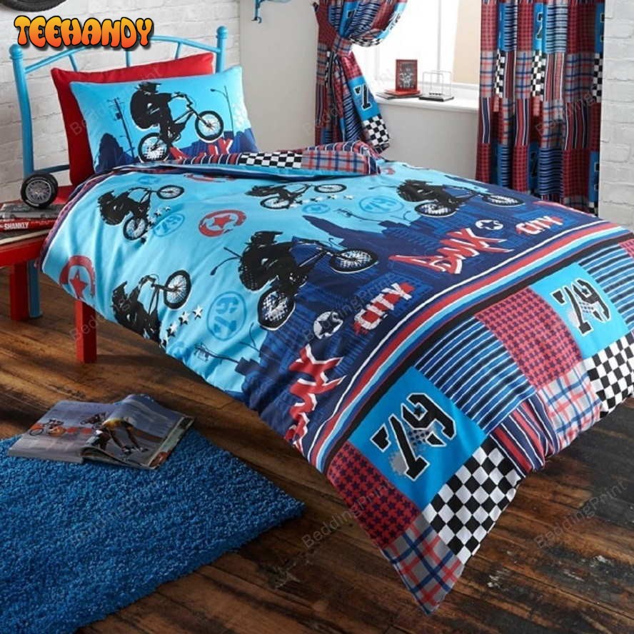 Bike Bed Sheets Duvet Cover Bedding Sets