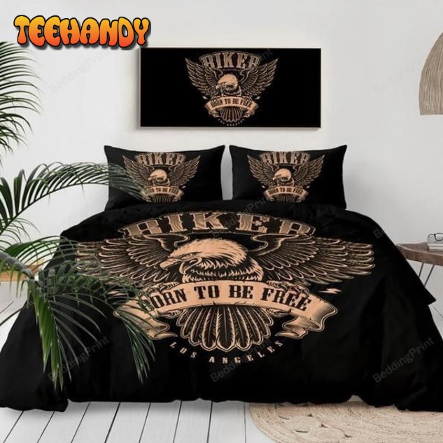 Biker Vintage American Eagle Duvet Cover Bedding Sets