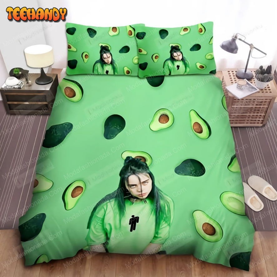 Billie Eilish And Avocados Photograph 34 Bedding Sets