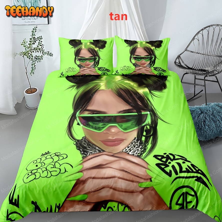 Billie Eilish Digital 3D Printed  Bedding Sets