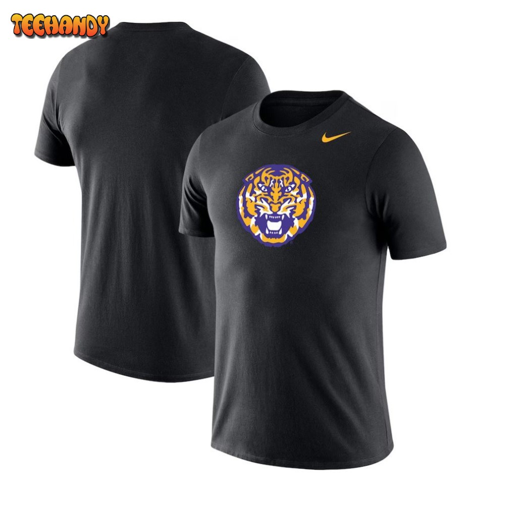 Black LSU Tigers School Logo Legend Performance T-Shirt