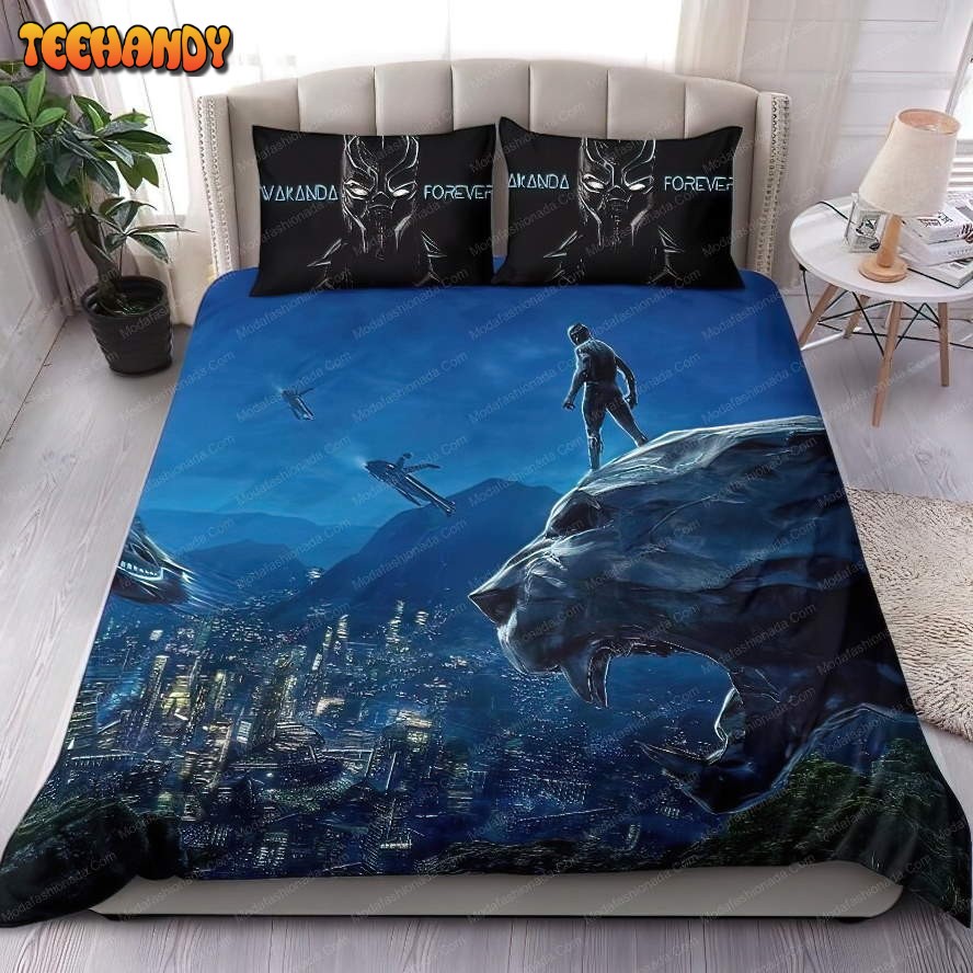 Black Panther Chadwick Boseman Duvet Cover Bedding Sets