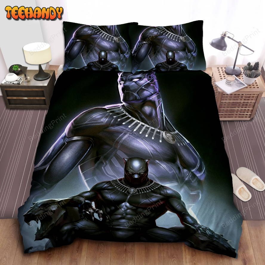 Black Panther King Duvet Cover Bedding Sets