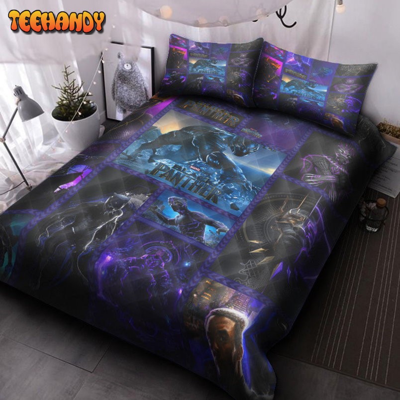 Black Panther Mavel Duvet Cover Bedding Sets