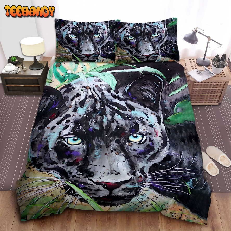 Black Panther Painting Duvet Cover Bedding Sets