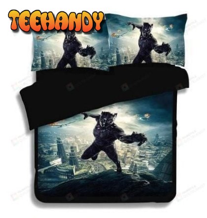 Black Panther Superhero Duvet Cover Bedding Sets