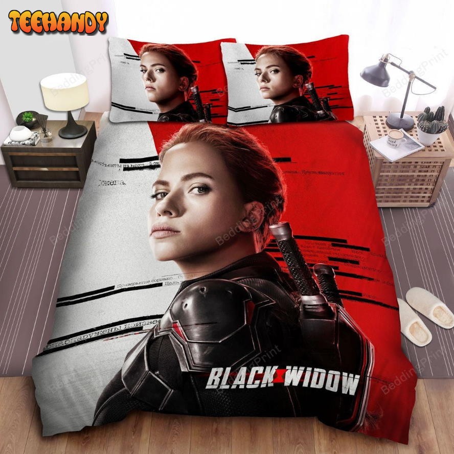 Black Widow, Knives On Her Back Duvet Cover Bedding Sets