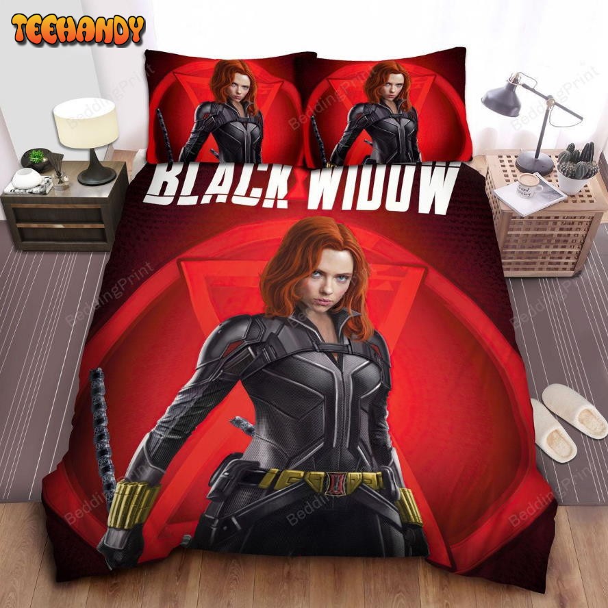 Black Widow, Red Hair Agent Duvet Cover Bedding Sets