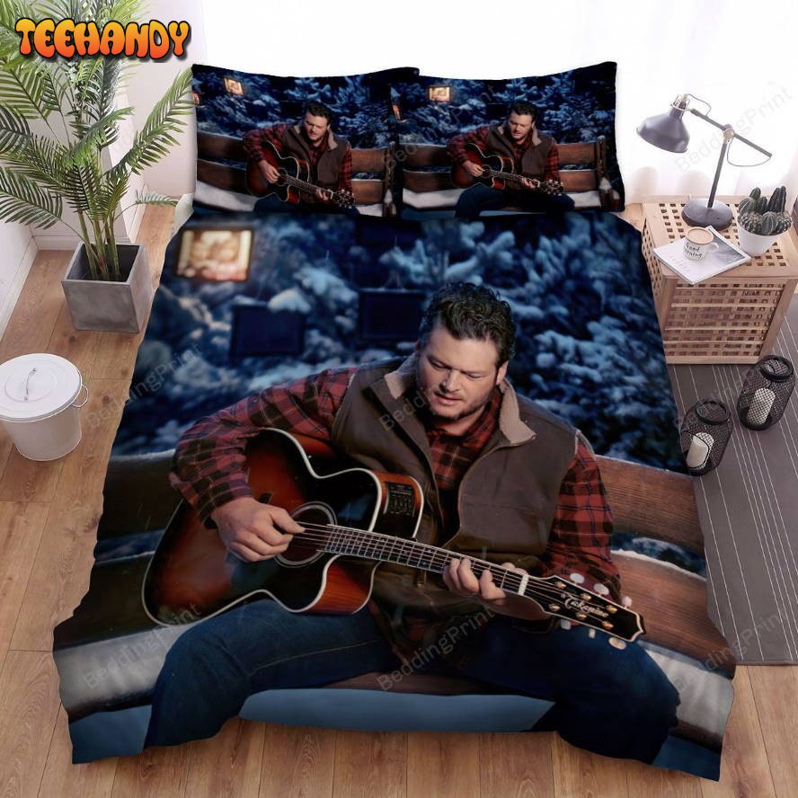 Blake Shelton In The Winter Night Duvet Cover Bedding Sets