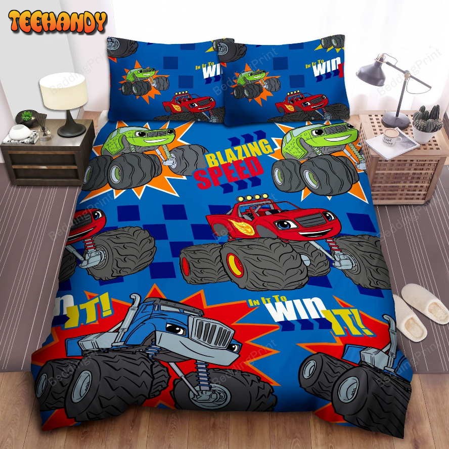 Blaze And The Monster Machines Reversible Bedding Set