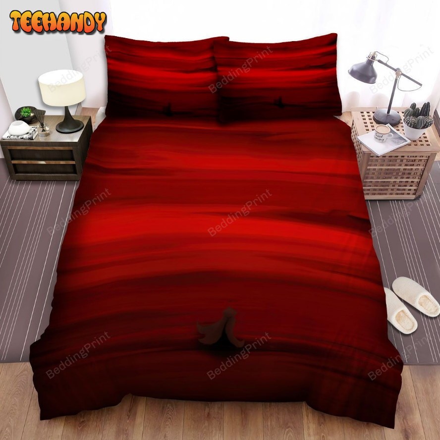 Blood Red Sky Blood Color Background Movie Picture Duvet Cover Bedding Sets