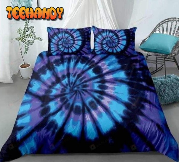 Blue Purple Tie-Dyed Duvet Cover Bedding Sets