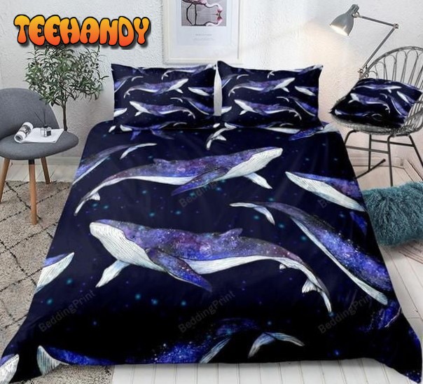 Blue Whale Bed Sheets Duvet Cover Bedding Sets