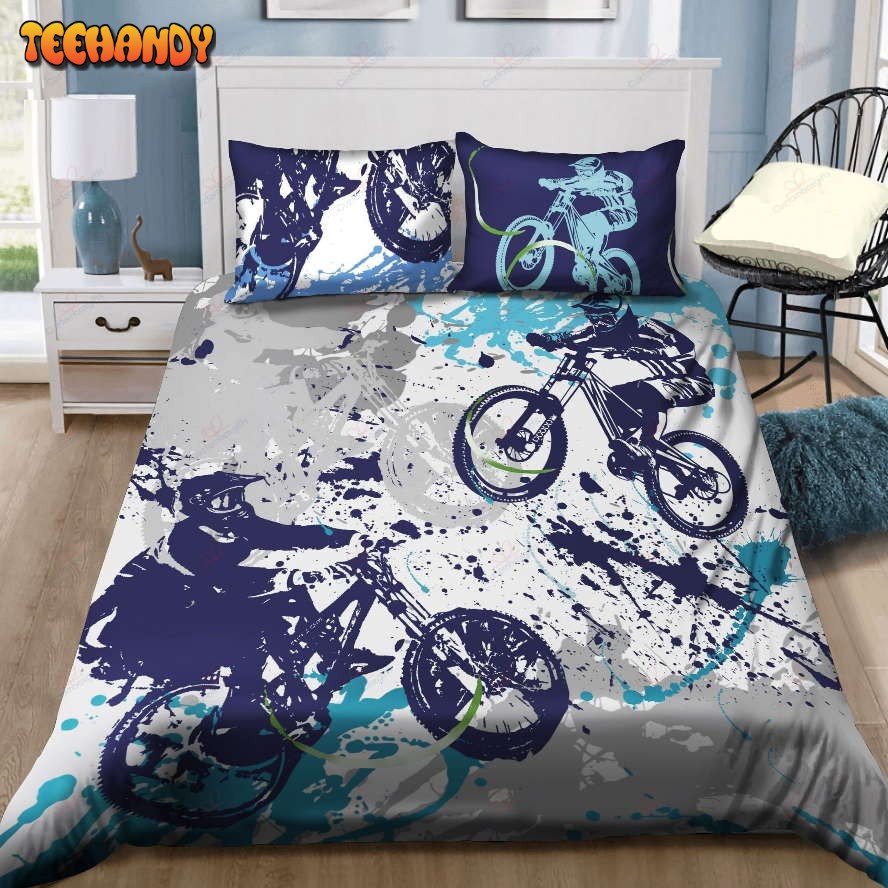 Bmx Bike Racing Duvet Cover Bedding Sets