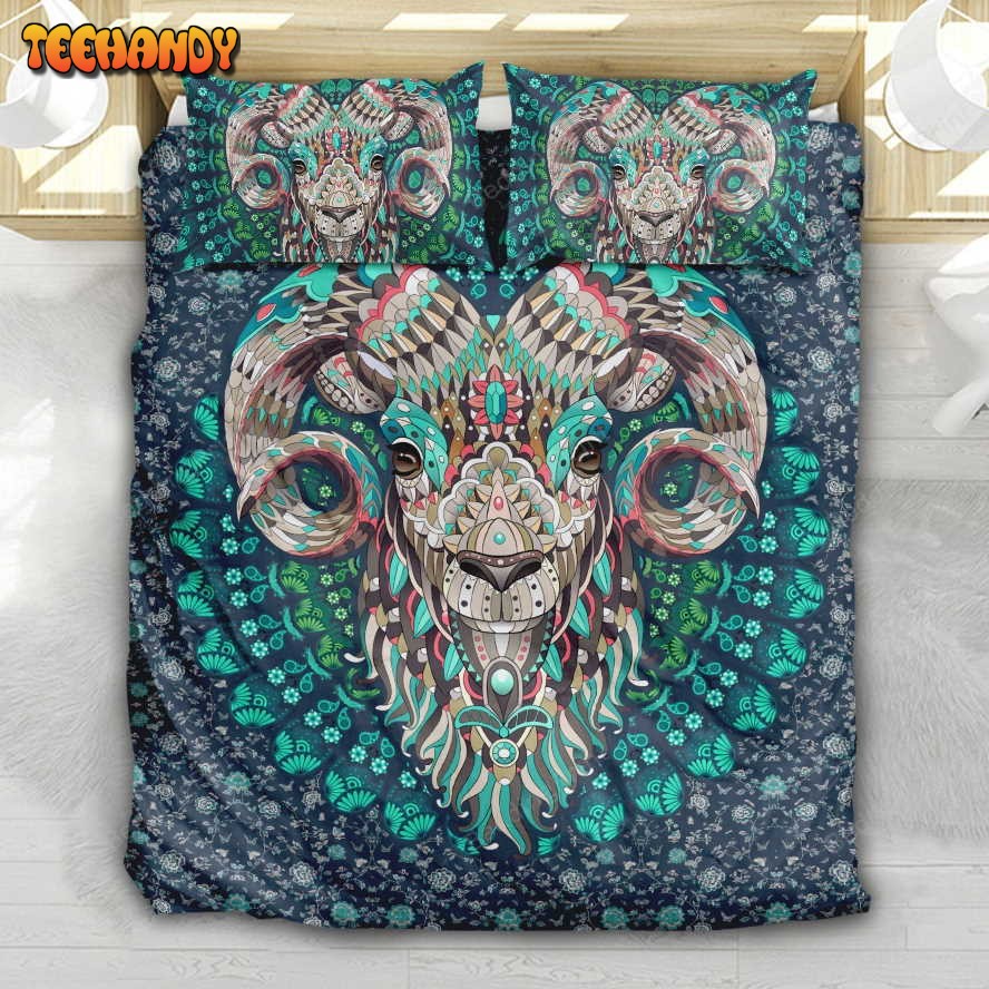 Bohemian Goat Head Duvet Cover Bedding Sets