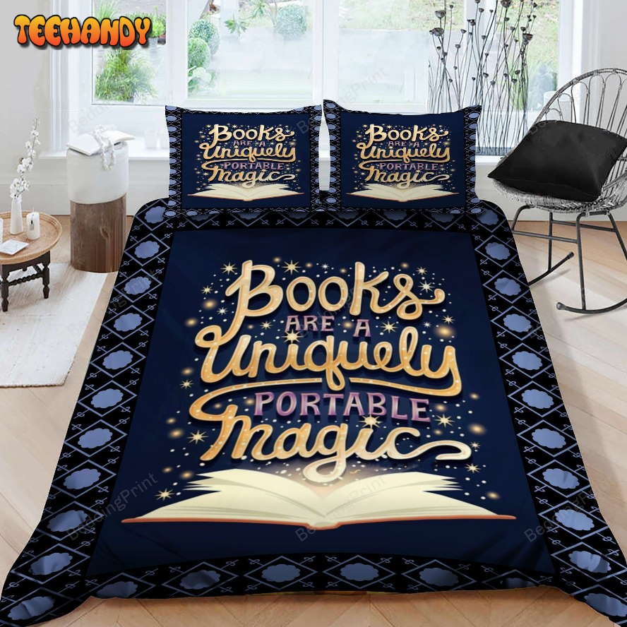 Books Are A Uniquely Portable Magic Duvet Cover Bedding Sets