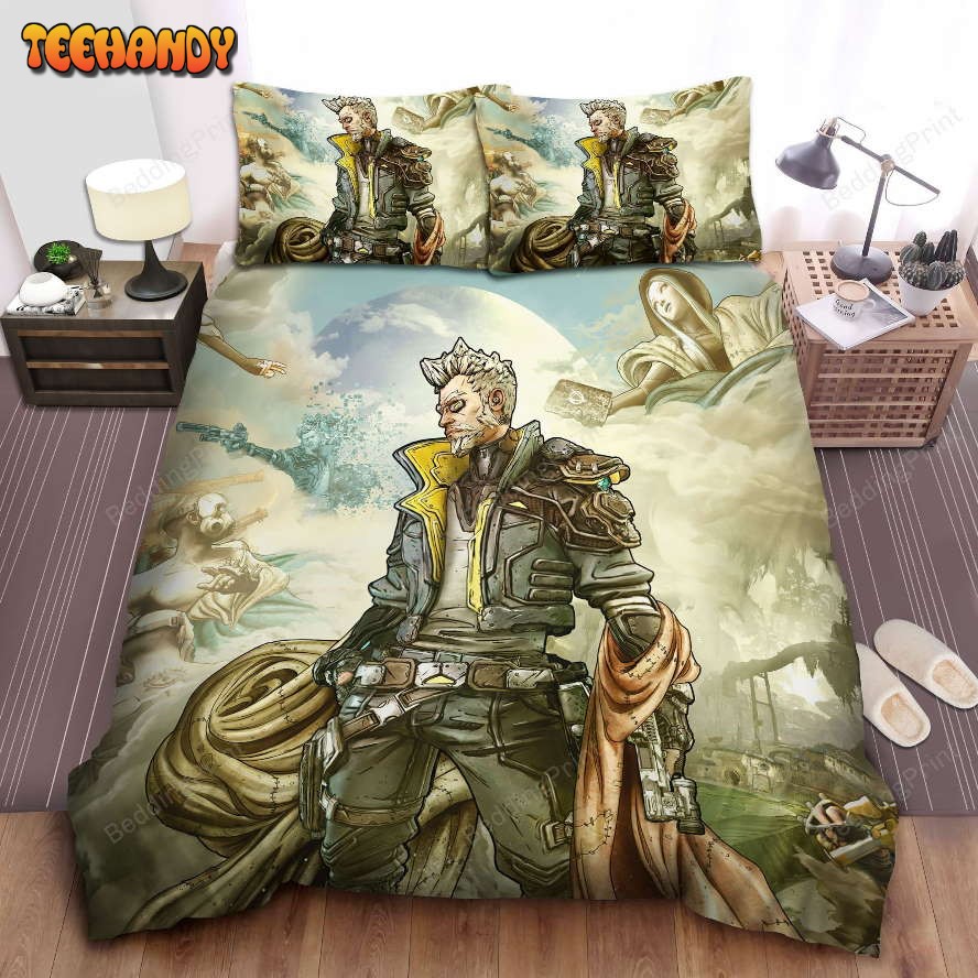 Borderlands Zane The Operative Digital Portrait Duvet Cover Bedding Sets