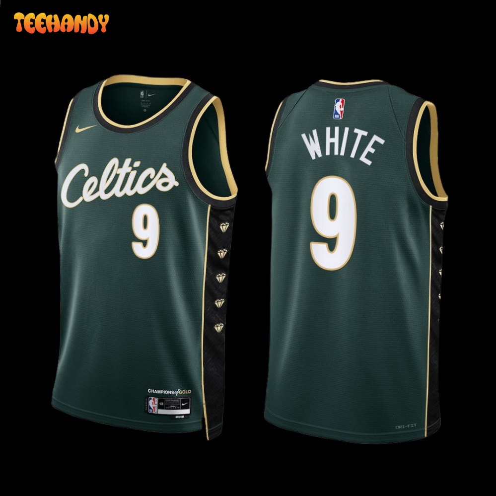 Boston Celtics Derrick White 2022-23 City Edition Jersey Green