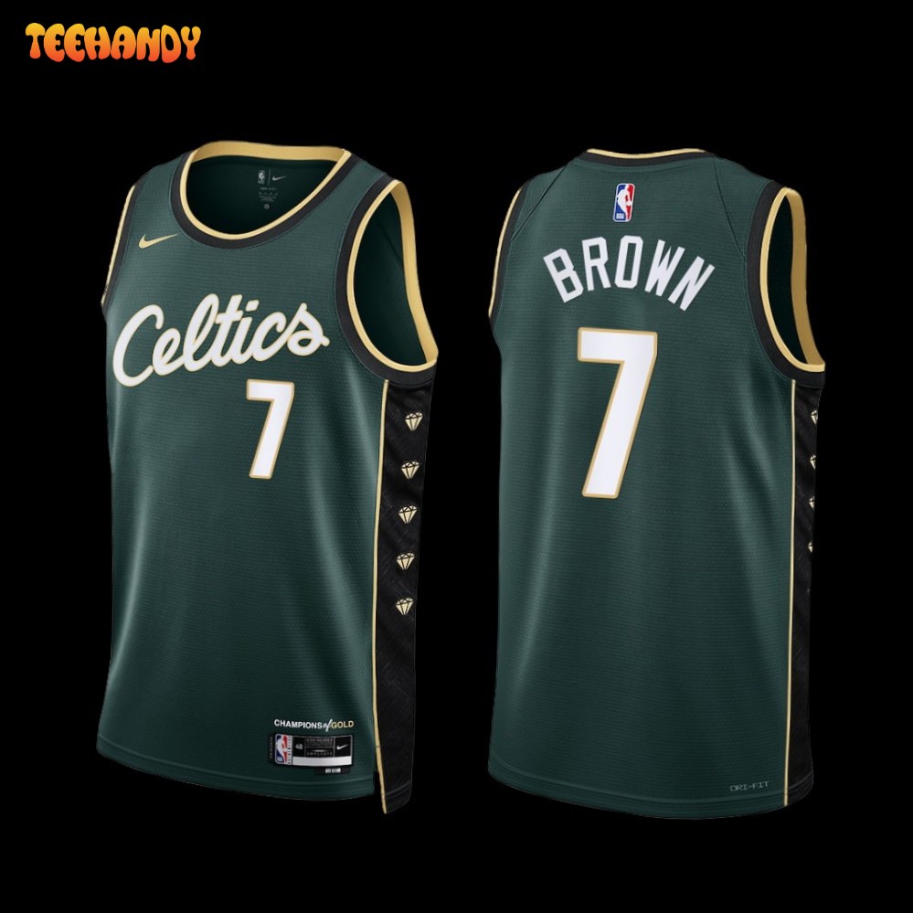 Boston Celtics Jaylen Brown 2022-23 City Edition Jersey Green