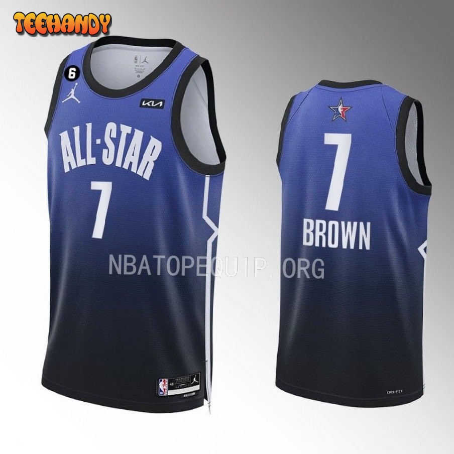 Boston Celtics Jaylen Brown 2023 NBA All-Star Blue Jersey