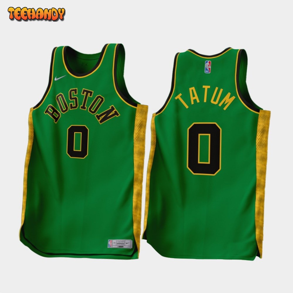 Boston Celtics Jayson Tatum 2022-23 Earned Edition Jersey Green