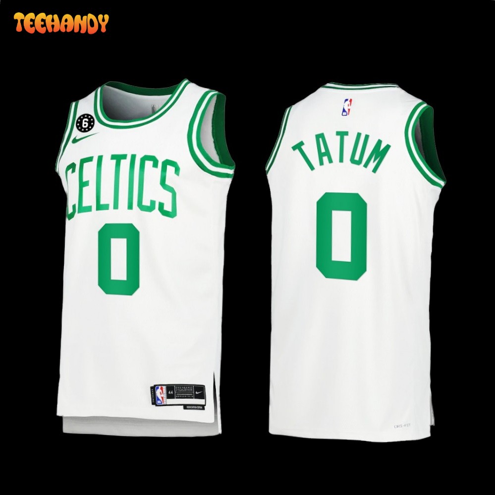 Boston Celtics Jayson Tatum 2022-23 White Association Edition Jersey