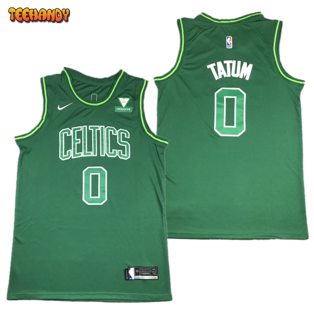 Boston Celtics Jayson Tatum Green 2021 Earned Edition Jersey