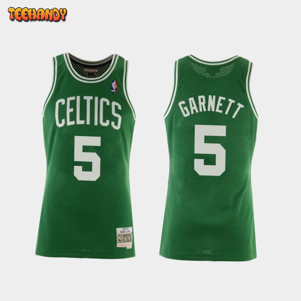 Boston Celtics Kevin Garnett Green Throwback Jersey