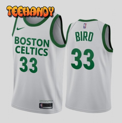 Boston Celtics Larry Bird 2021 City White Jersey