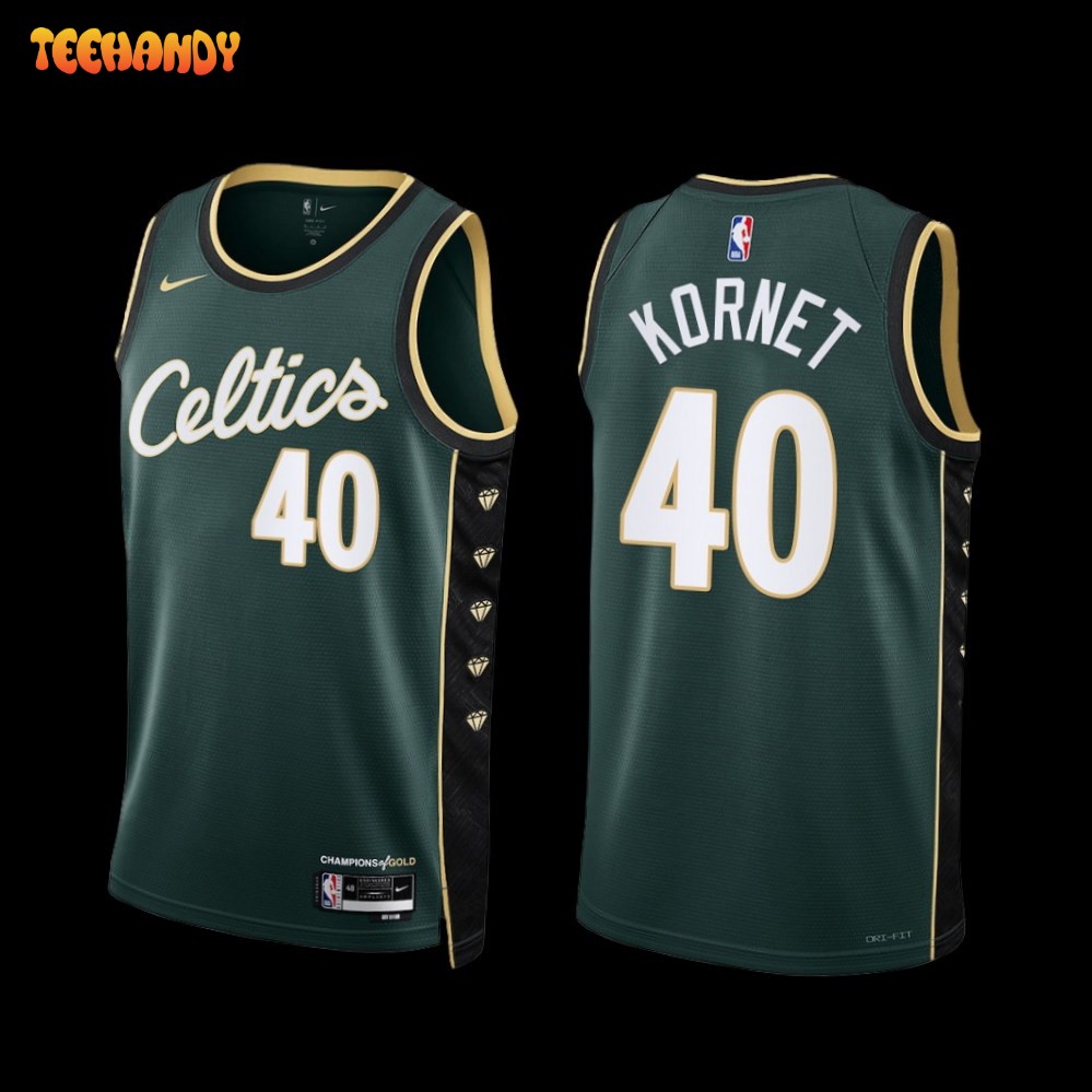 Boston Celtics Luke Kornet 2022-23 City Edition Jersey Green