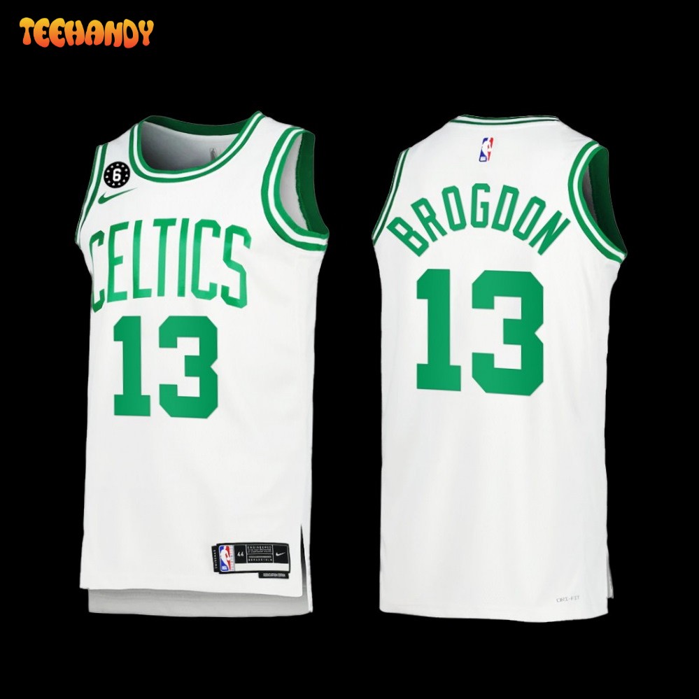 Boston Celtics Malcolm Brogdon 2022-23 White Association Edition Jersey