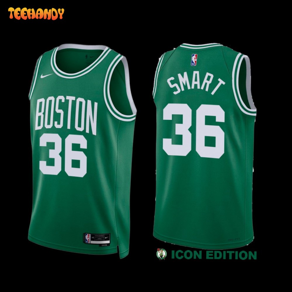 Boston Celtics Marcus Smart 2022-23 Green Icon Edition Jersey