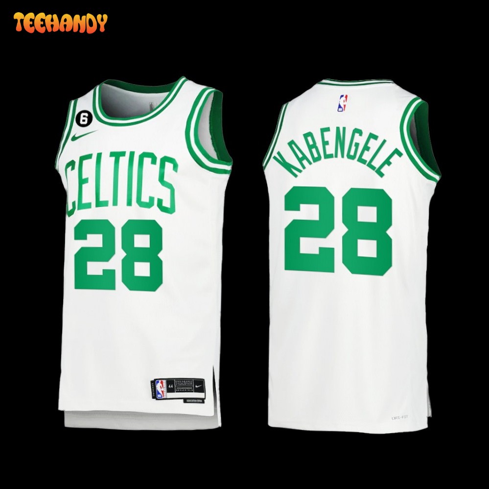 Boston Celtics Mfiondu Kabengele 2022-23 Association Edition Jersey White