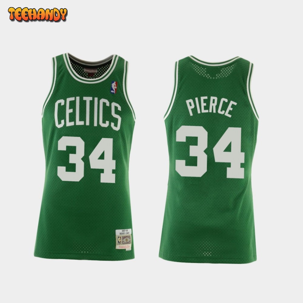 Boston Celtics Paul Pierce Green Throwback Jersey