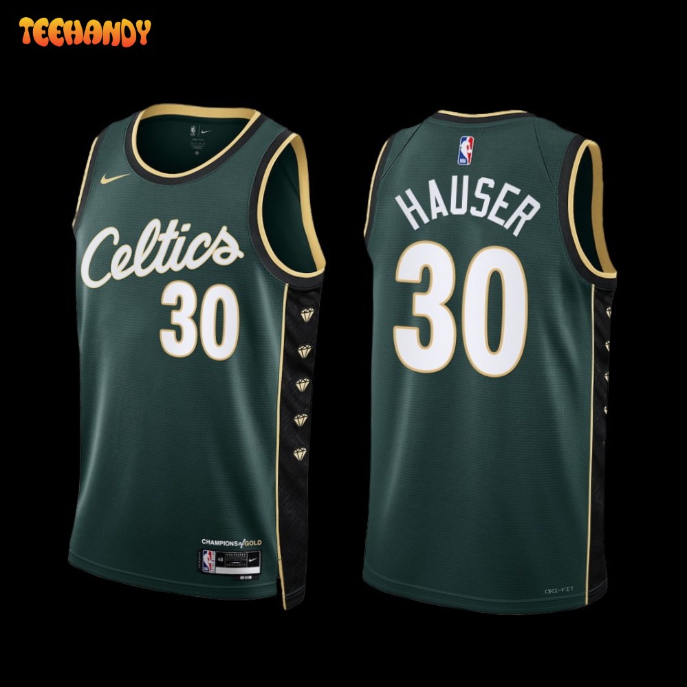 Boston Celtics Sam Hauser 2022-23 City Edition Jersey Green