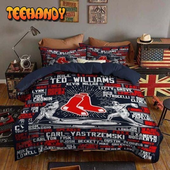 Boston Red Sox Duvet Cover Bedding Sets