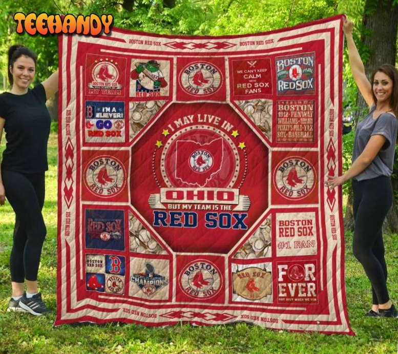 Boston Red Soxohio 3D Customized Quilt Blanket