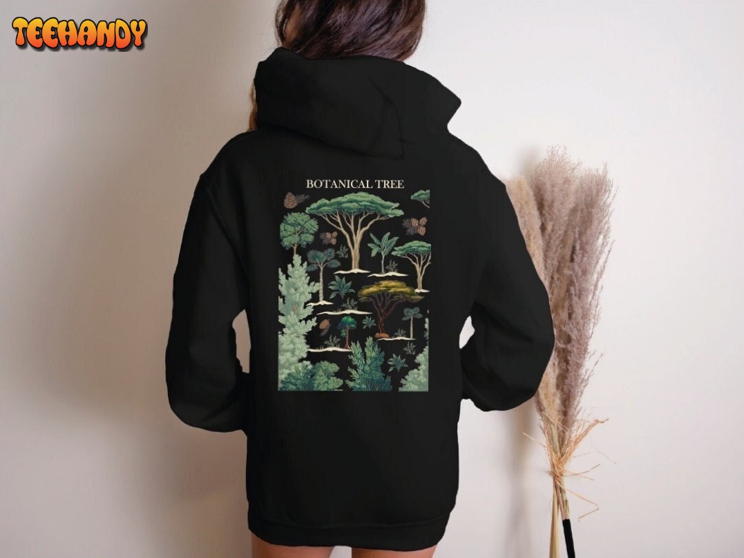 Botanic Back Print Sweatshirt, Botanical Hoodie