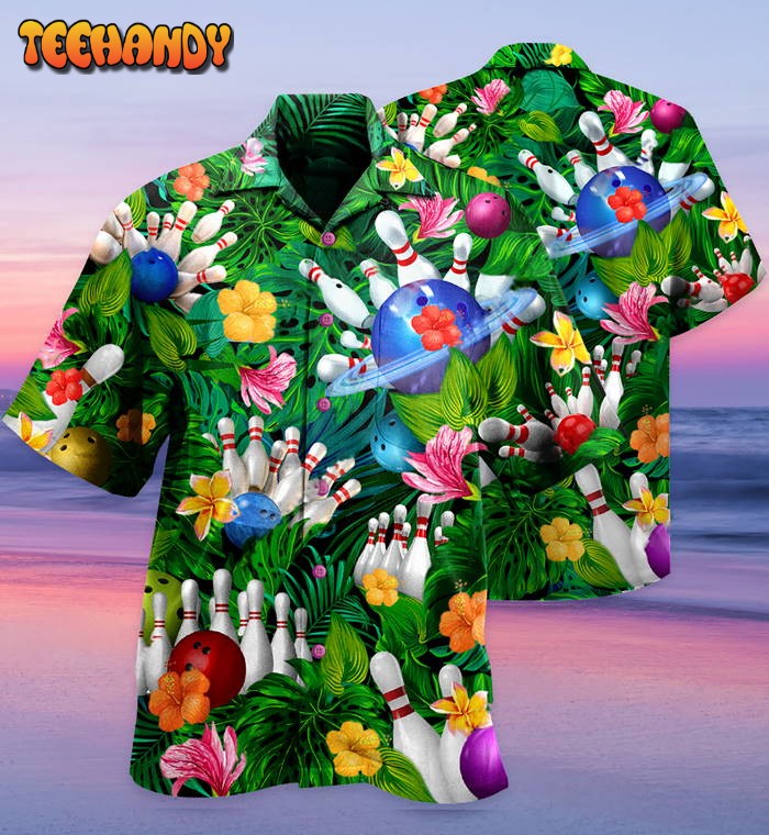 Bowling What Happens At Bowling Hawaiian Shirt