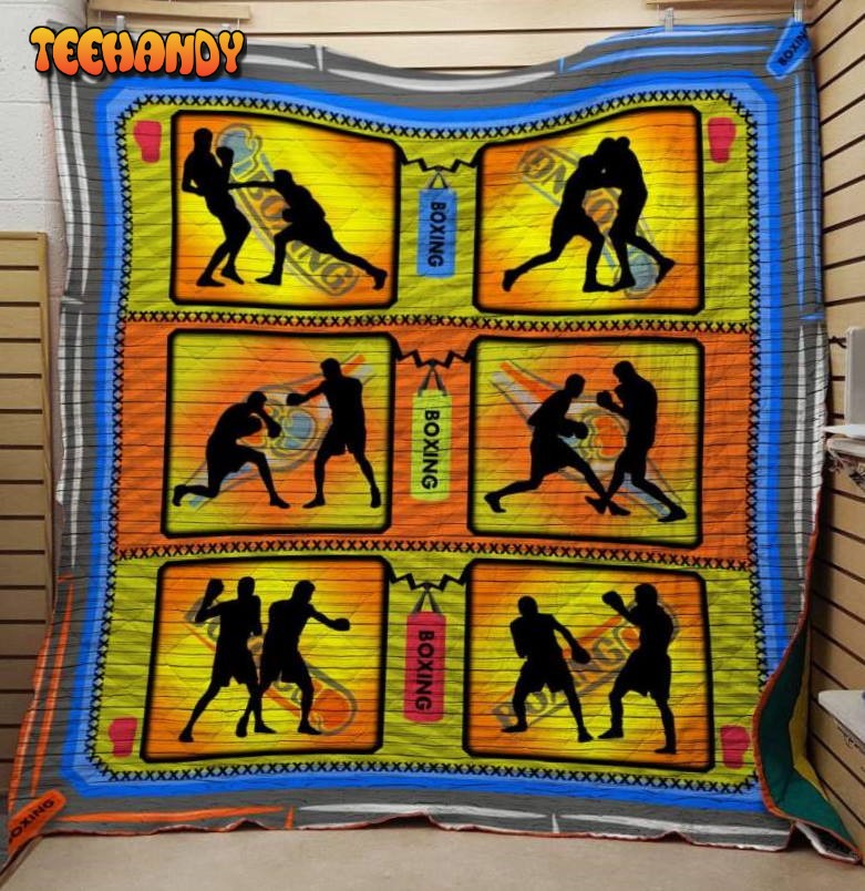 Boxing 3D Customized Quilt Blanket