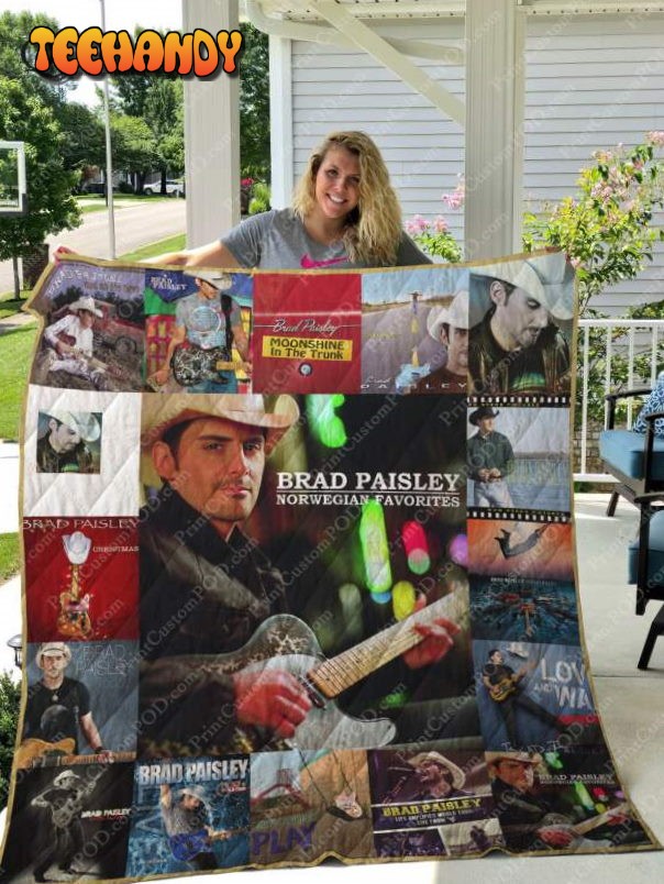 Brad Paisley 3D Customized Quilt Blanket