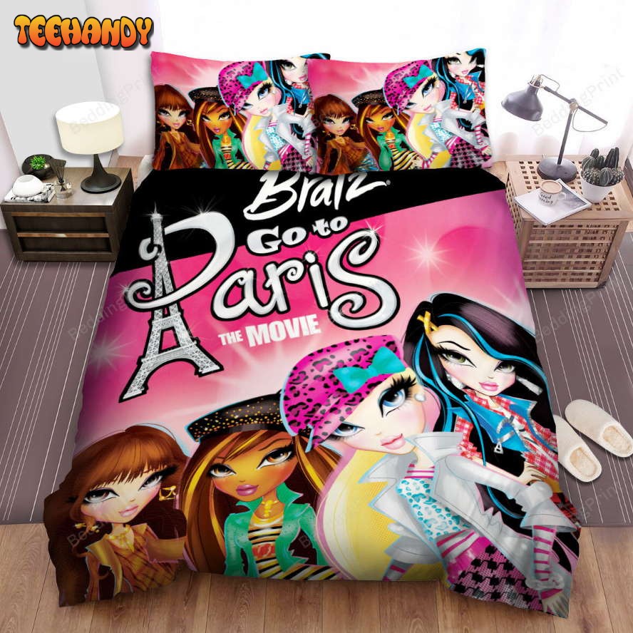 Bratz Go To Paris The Movie Duvet Cover Bedding Sets