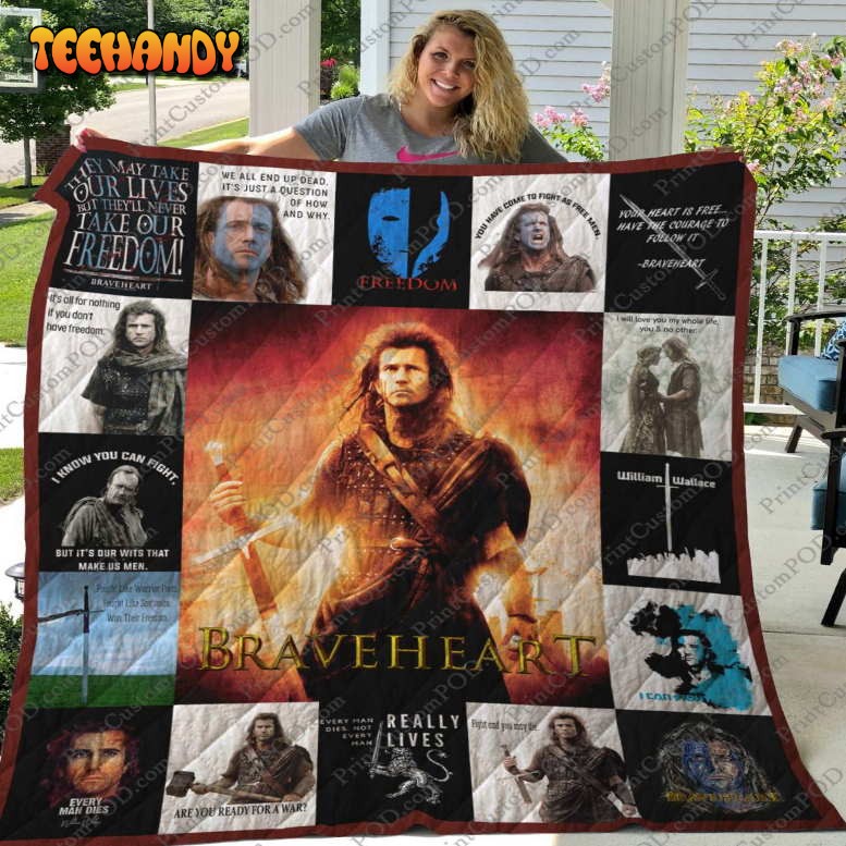 Braveheart 3D Customized Quilt Blanket