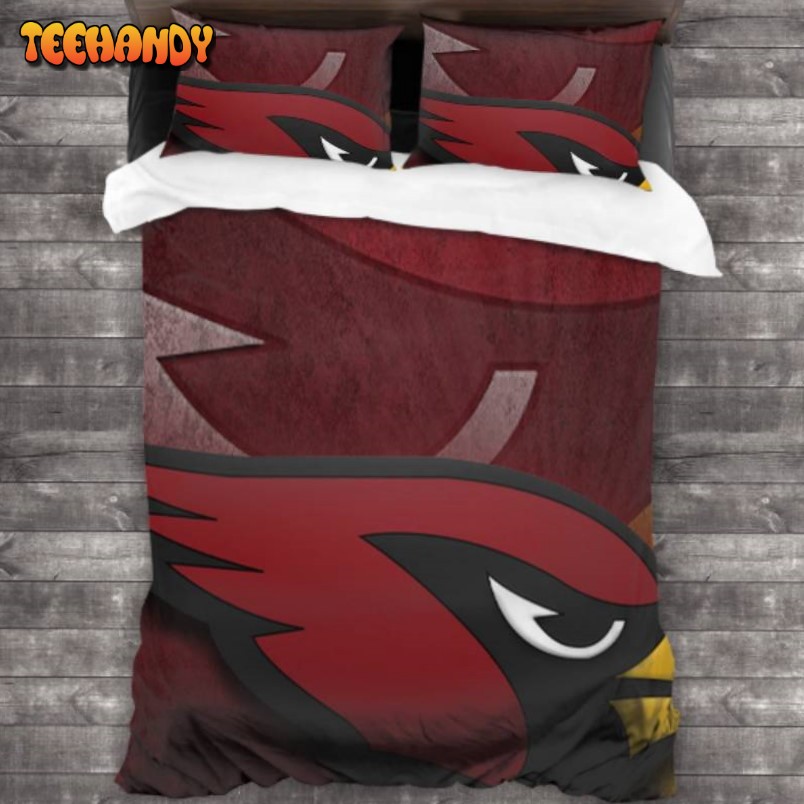 Breathable Arizona Cardinals Logo Duvet Cover Bedding Sets