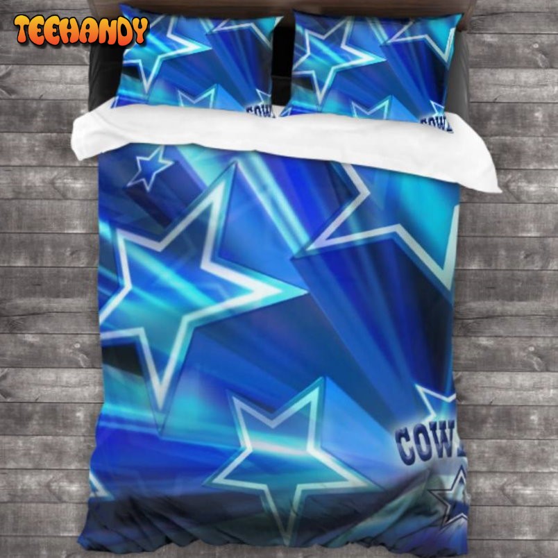 Breathable Dallas Cowboys Logo Duvet Cover Bedding Sets