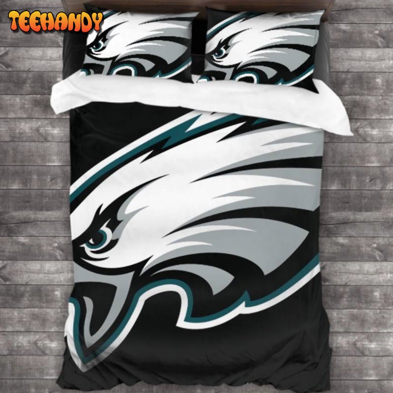 Breathable Philadelphia Eagles Logo Duyet Cover Bedding Sets